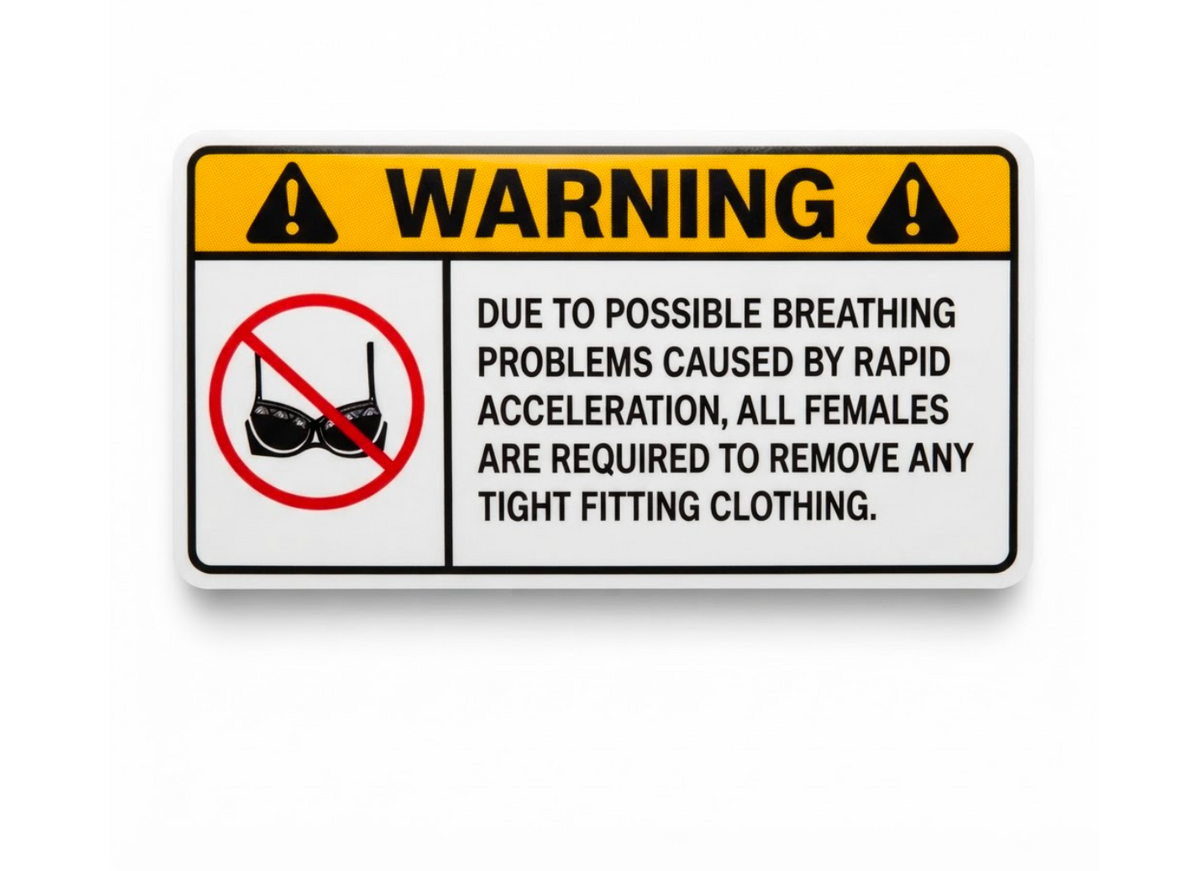 WARNING: Remove Tight Fitting Clothing